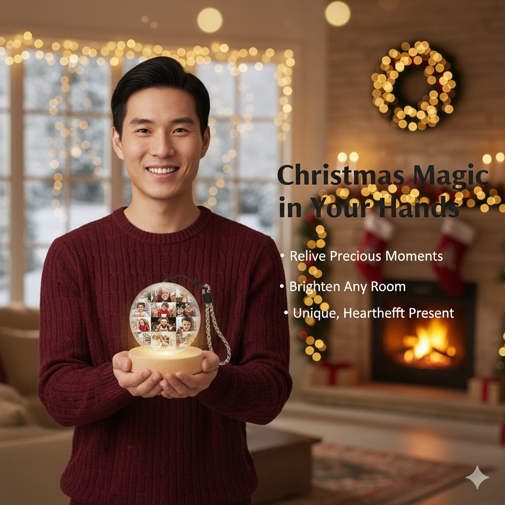 HeyLovely MemorySphere™ 3D Crystal Ball Lamp