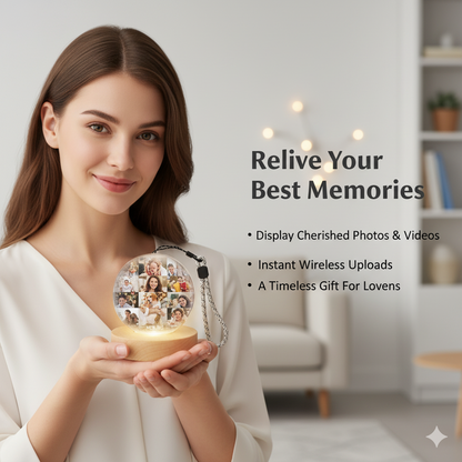 HeyLovely MemorySphere™ 3D Crystal Ball Lamp