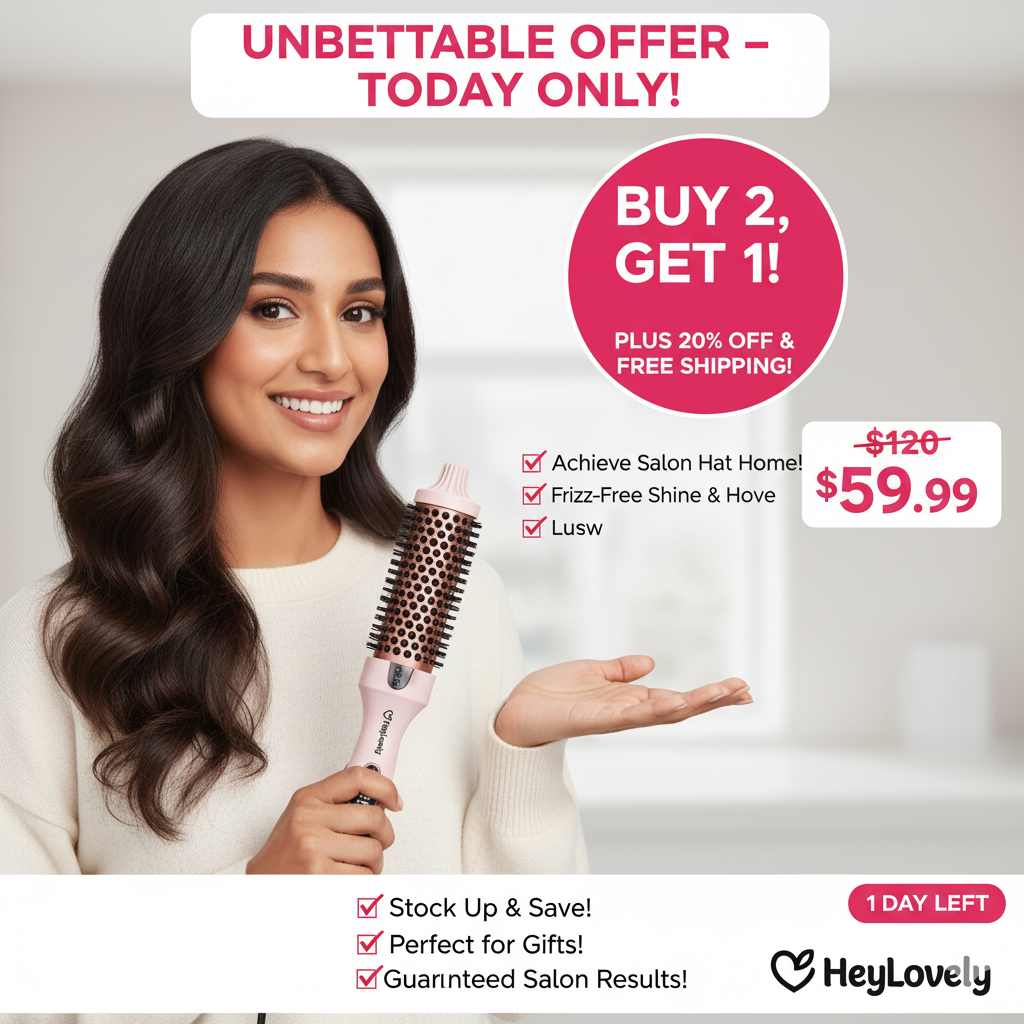 HeyLovely SilkWave™ Ionic Brush