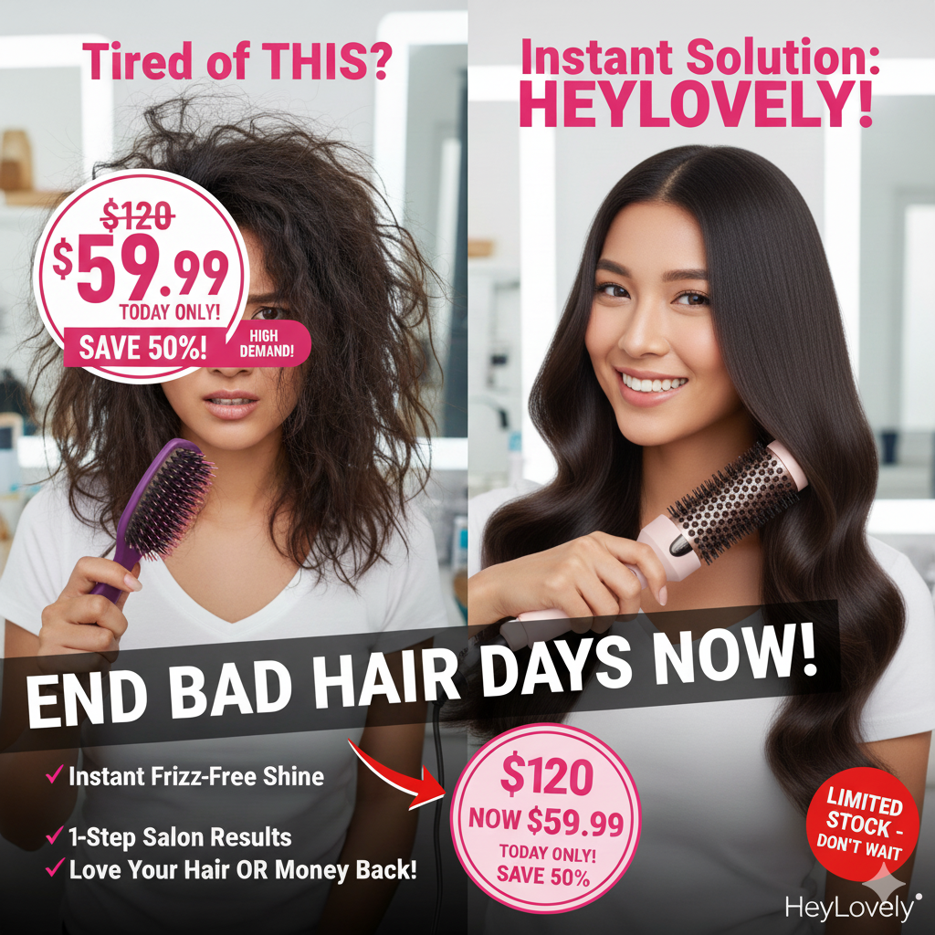 HeyLovely SilkWave™ Ionic Brush