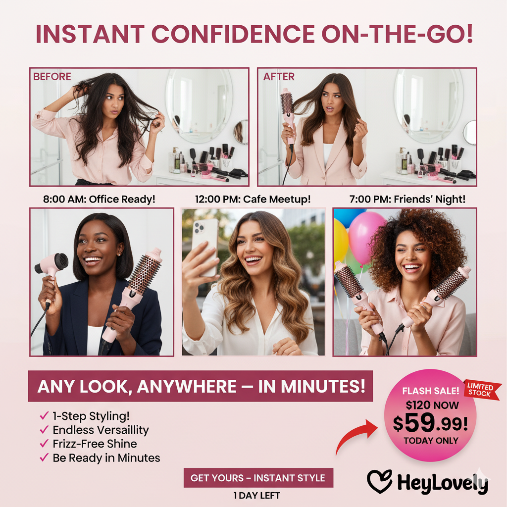 HeyLovely SilkWave™ Ionic Brush