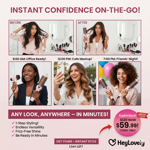 HeyLovely SilkWave™ Ionic Brush