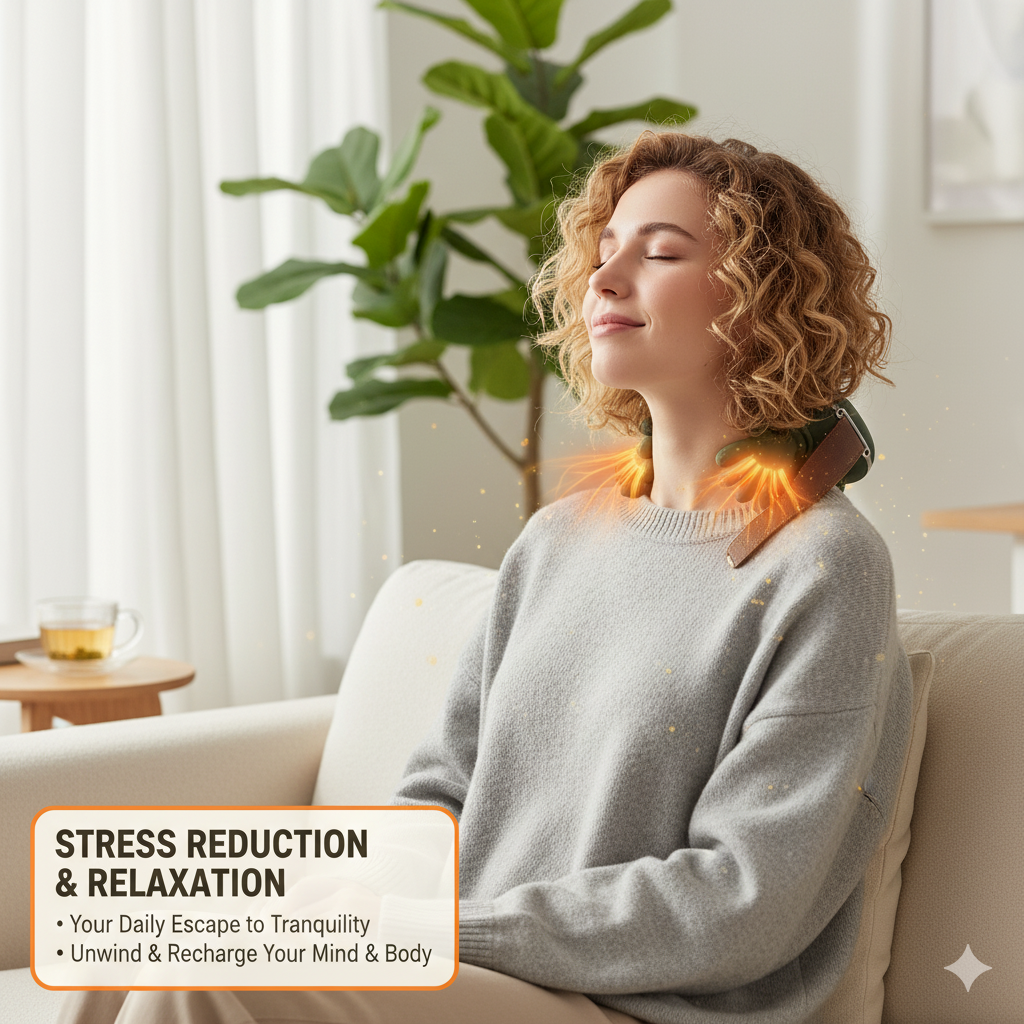 Infrared Kneading Neck & Shoulder Massager